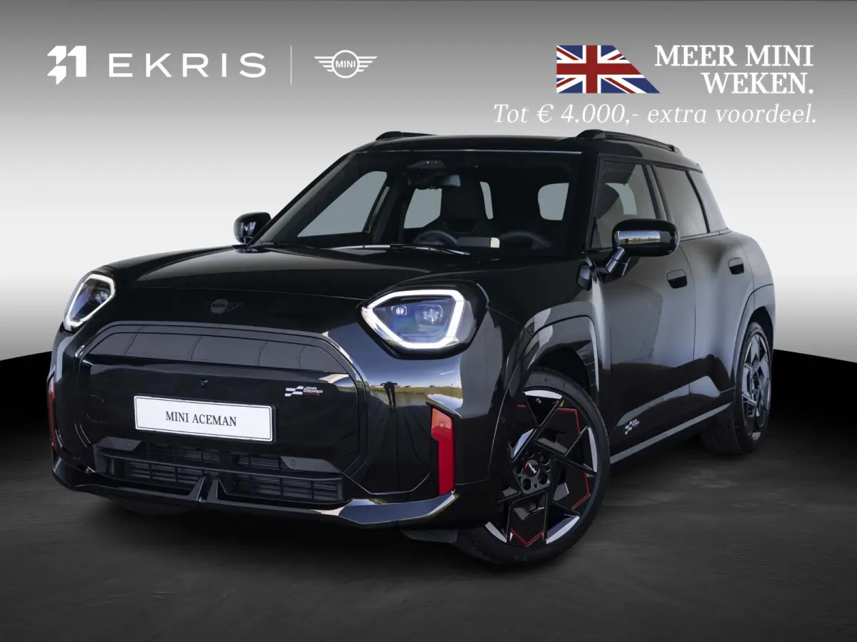 E JCW John Cooper Works L-pakket 360 camera | Glazen panoramadak | Harman Kardon