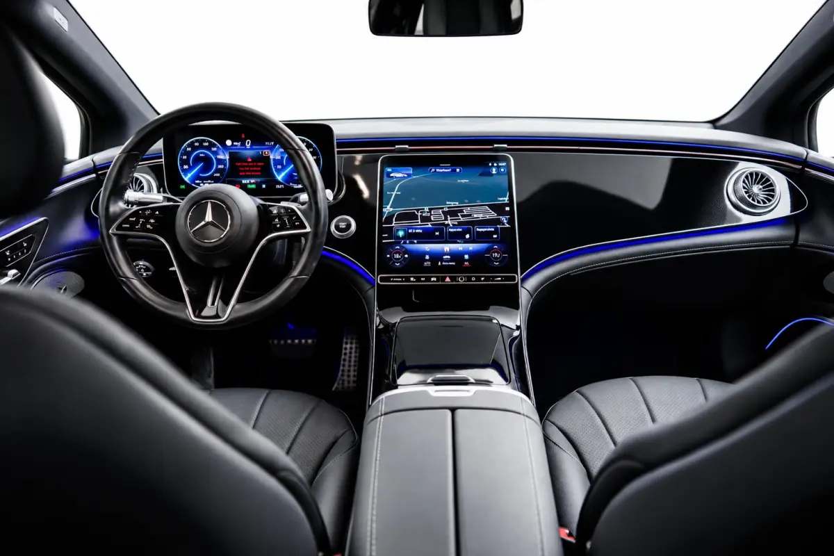 350 Business Line 90 kWh | Elek. Trekhaak | Memory | Leder | 638KM WLTP | 4wiel besturing |