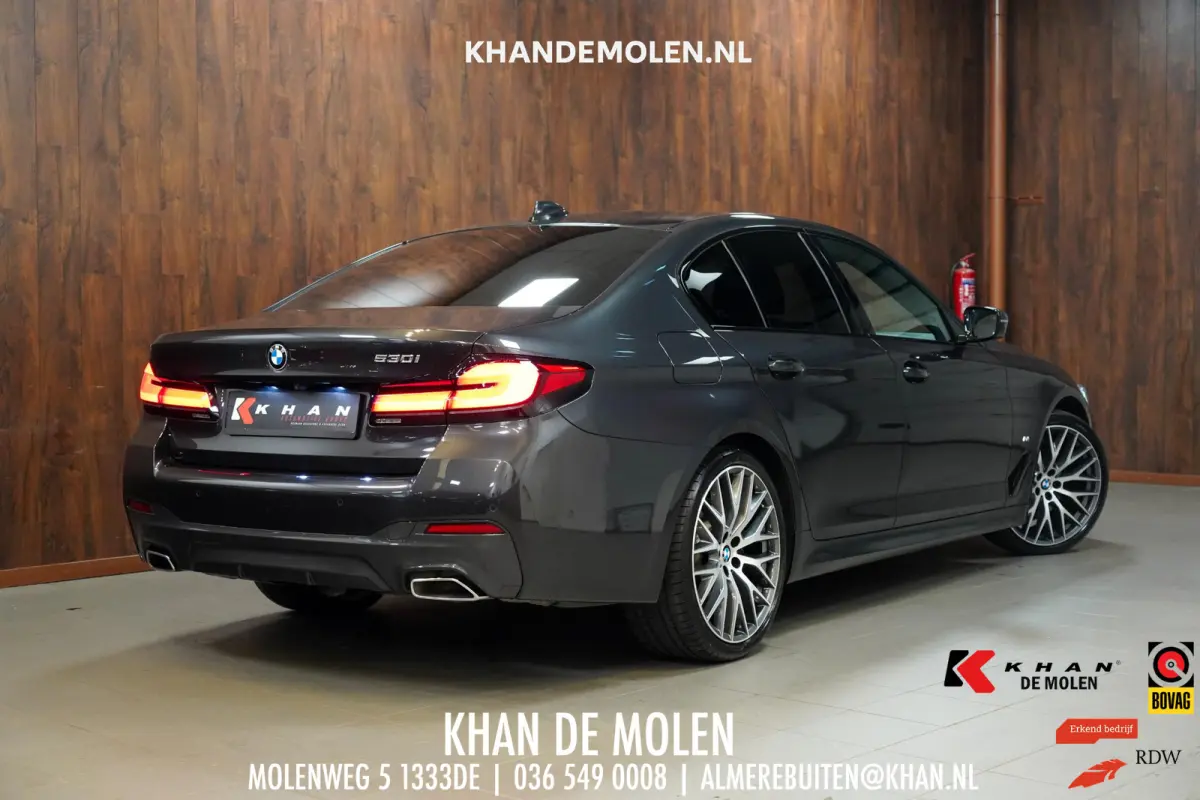 530i M-Sport Memory|Pano|Leder|HUD|Dealer onderhouden