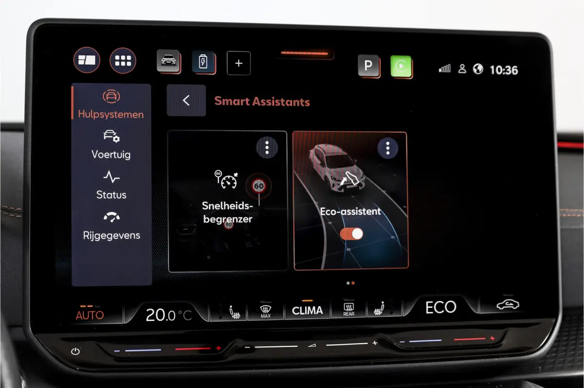 1.5 TSI e-Hybrid 272 PK VZ Extreme | Bronze Matt | S/K-Panodak | Sennheiser | Elek. stoelen | Matrix LED | Adapt. Cruise | Stoel-+stuurverw. | Camera | NAV+App. Connect | Elek. Klep | LM 19"