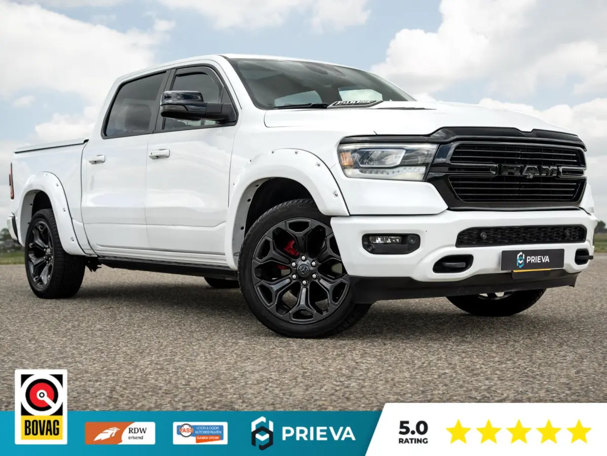 1500 4X4 Dodge Ram 1500 LARAMIE 5.7 V8 HEMI 4x4 | Prins LPG|Euro 6|H&K Audio|Lucht|360°|3.500 kg Trek|