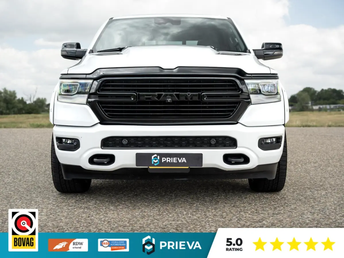 1500 4X4 Dodge Ram 1500 LARAMIE 5.7 V8 HEMI 4x4 | Prins LPG|Euro 6|H&K Audio|Lucht|360°|3.500 kg Trek|