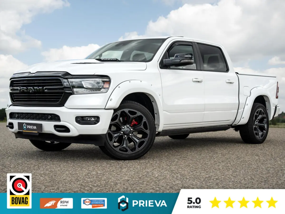 1500 4X4 Dodge Ram 1500 LARAMIE 5.7 V8 HEMI 4x4 | Prins LPG|Euro 6|H&K Audio|Lucht|360°|3.500 kg Trek|