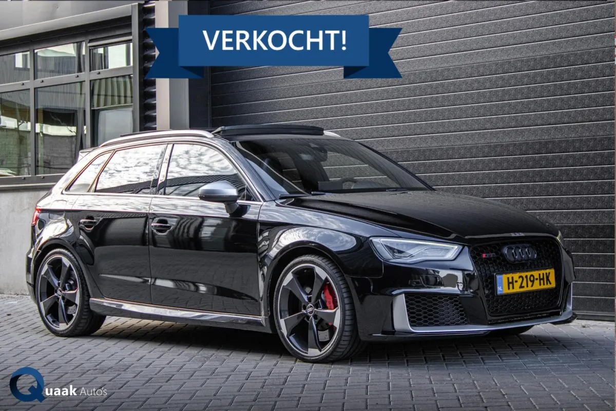 RS3 2.5 TFSI Quattro | PANO | LED | SCHAALSTOELEN | B&O | ROTOR | 5-CILINDER