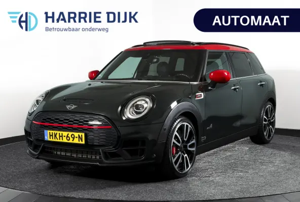 2.0 JCW ALL4 Chili | S/K-Panodak | Adapt. Cruise | Stoelverw. | PDC | Camera | NAV + App.Connect | ECC | Harman Kardon | LM 19" |