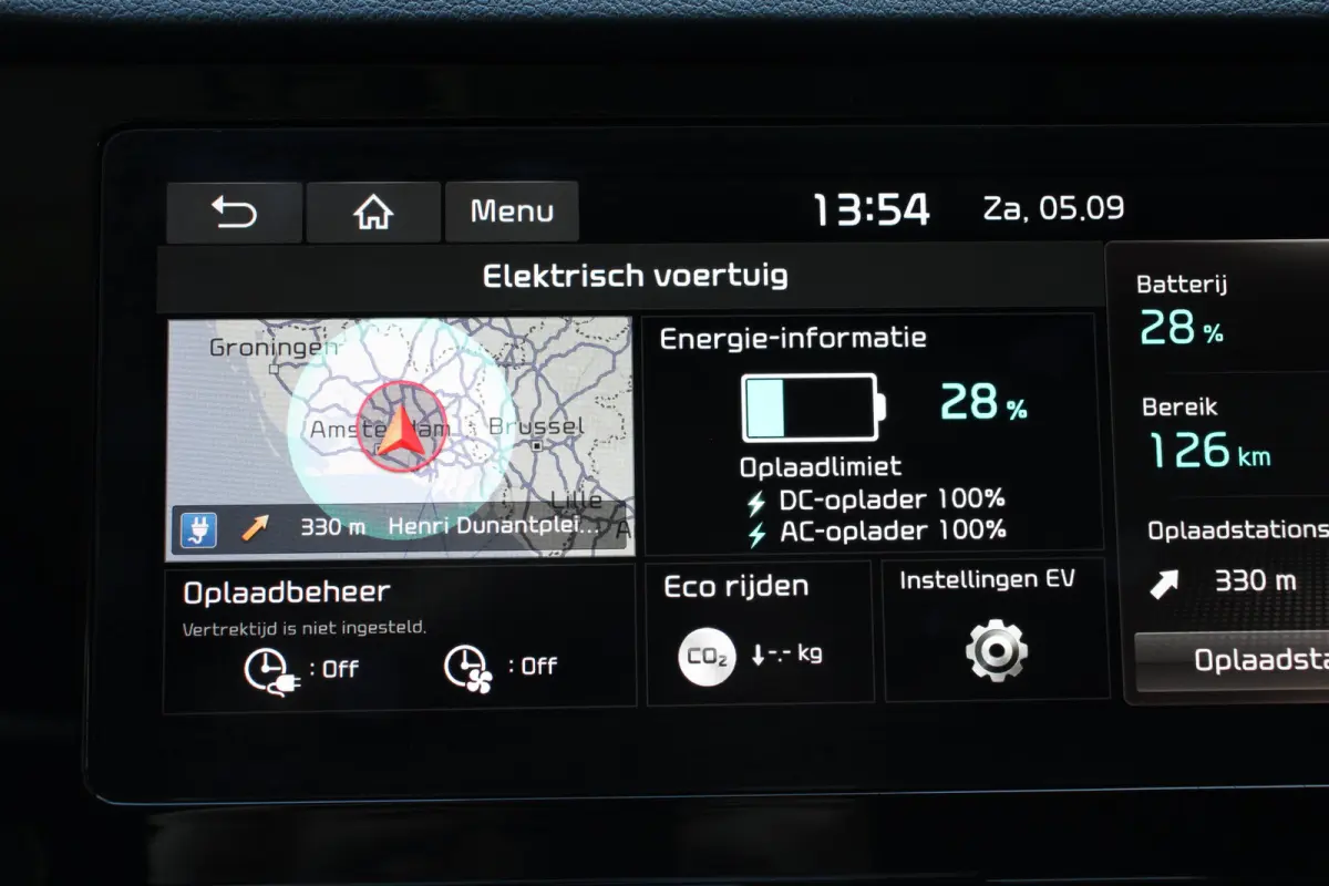 ExecutiveLine 64 kWh | 1E EIGENAAR! | 100% SOH! |  CAMERA | TREKHAAK | ADAPTIVE CRUISE | STOELVERWARMING + VERKOELING | LEDER | PARK SENS V+A | NAVI | LANE ASSIST