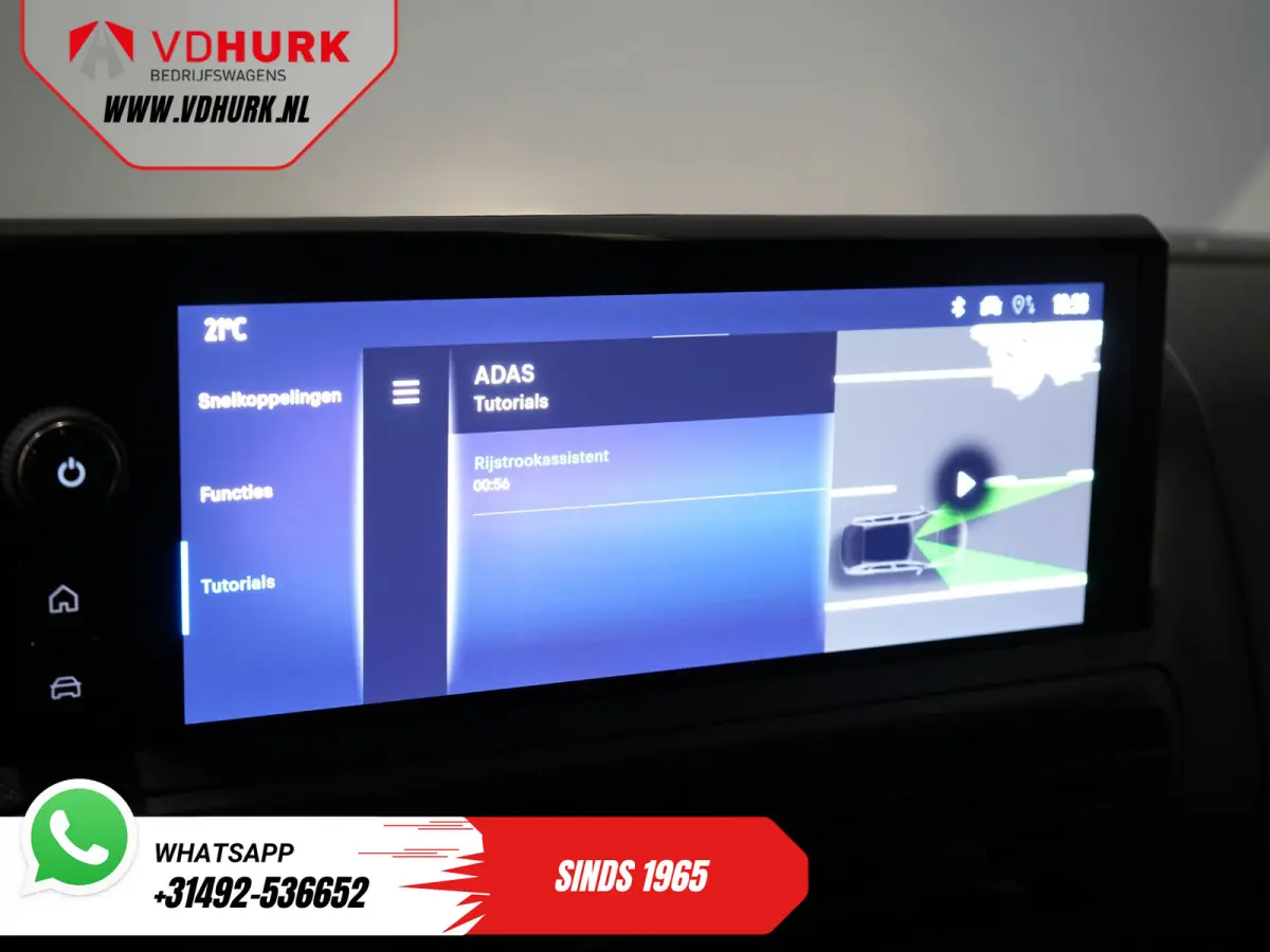 e-ProAce 230 km WLTP Adapt.Cruise/ Standkachel/ Stuurverw./ Carplay/ Airco/ Camera/ PDC