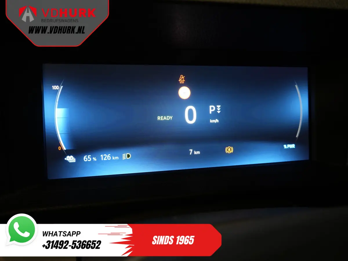 e-ProAce 230 km WLTP Adapt.Cruise/ Standkachel/ Stuurverw./ Carplay/ Airco/ Camera/ PDC