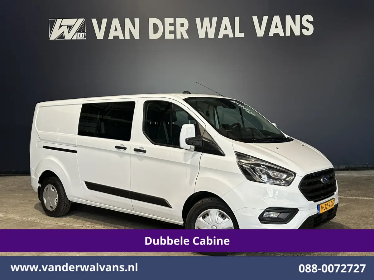 2.0 TDCI 131pk Automaat L2H1 Dubbele Cabine Euro6 Airco | Xenon | 6-Zits | Camera | Apple Carplay | Adaptieve Cruisecontrol LED, Android Auto, Trekhaak, Stoelverwarming, Verwarmde voorruit, 