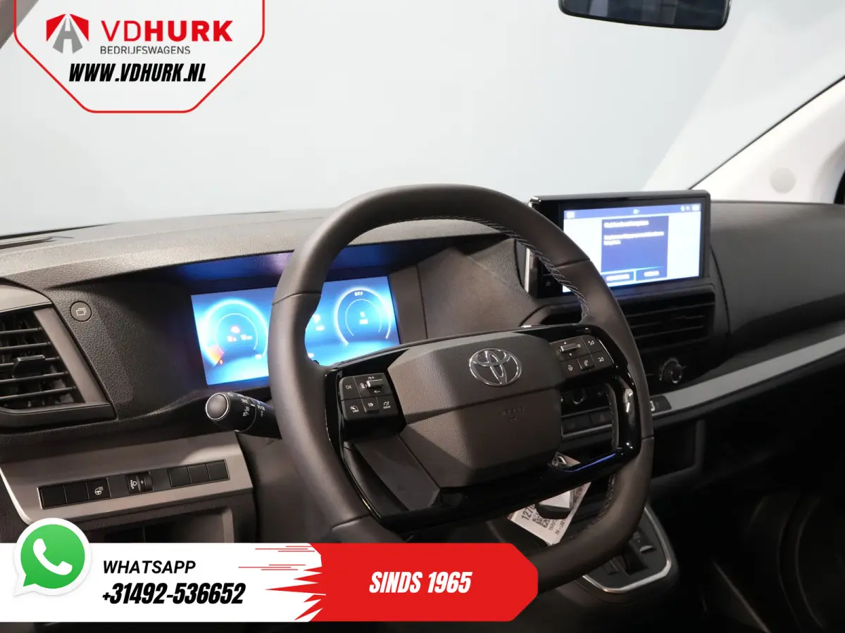 e-ProAce 230 km WLTP Adapt.Cruise/ Standkachel/ Stuurverw./ Carplay/ Airco/ Camera/ PDC