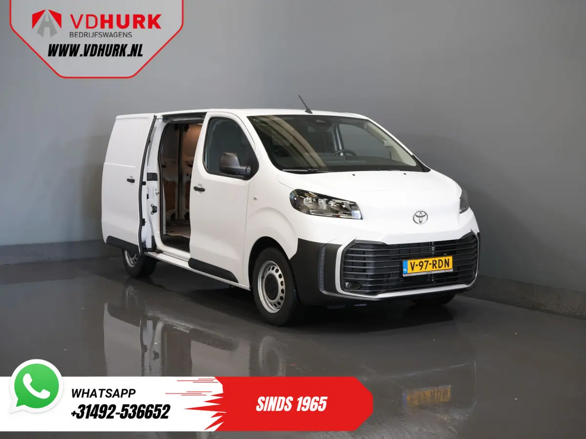 e-ProAce 230 km WLTP Adapt.Cruise/ Standkachel/ Stuurverw./ Carplay/ Airco/ Camera/ PDC