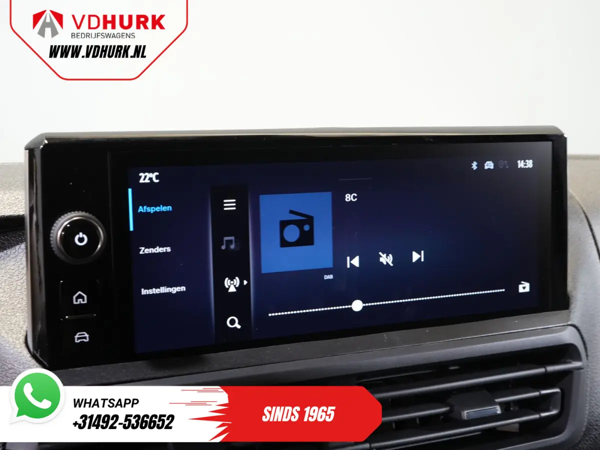 e-ProAce 230 km WLTP Adapt.Cruise/ Standkachel/ Stuurverw./ Carplay/ Airco/ Camera/ PDC