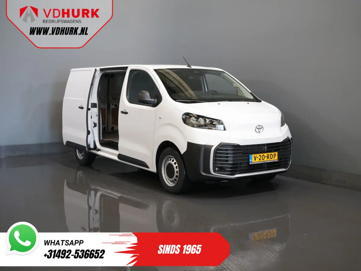 e-ProAce 230 km WLTP Adapt.Cruise/ Standkachel/ Stuurverw./ Carplay/ Airco/ Camera/ PDC