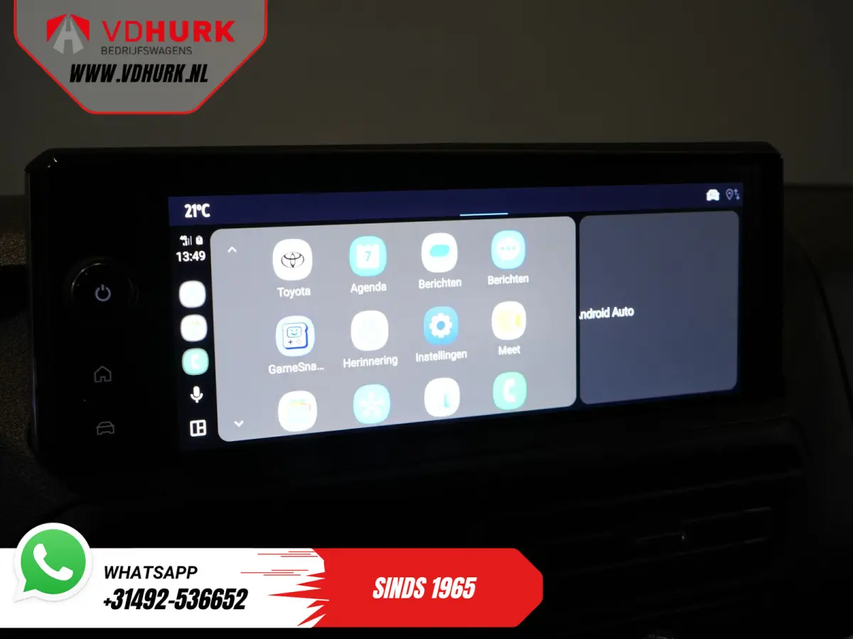 e-ProAce 230 km WLTP Adapt.Cruise/ Standkachel/ Stuurverw./ Carplay/ Airco/ Camera/ PDC