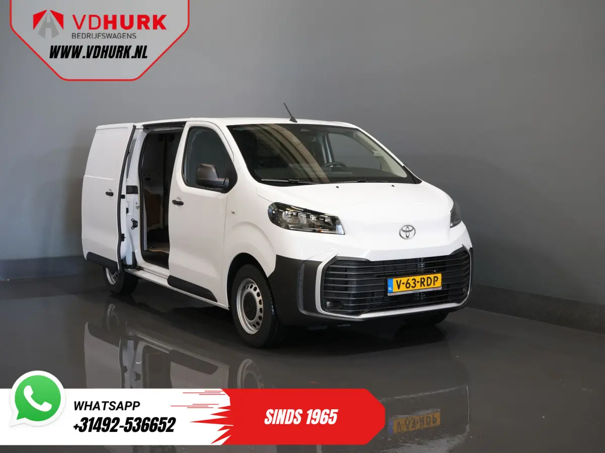 e-ProAce 230 km WLTP Adapt.Cruise/ Standkachel/ Stuurverw./ Carplay/ Airco/ Camera/ PDC