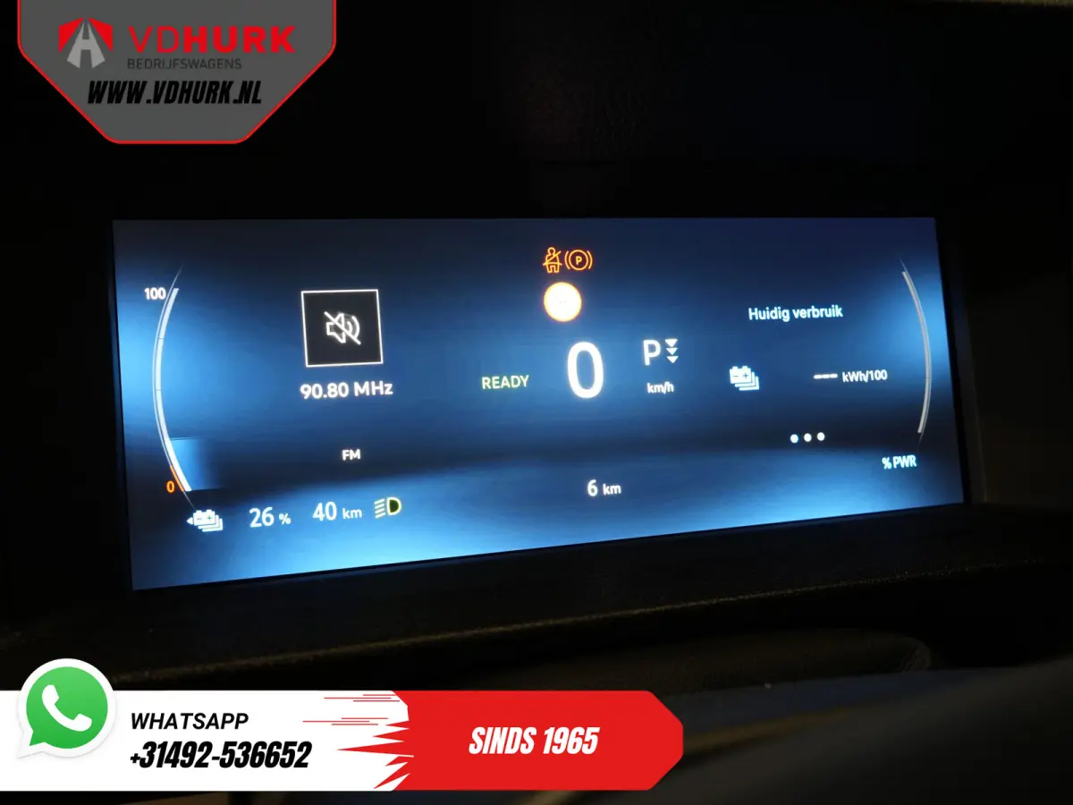e-ProAce 230 km WLTP Adapt.Cruise/ Standkachel/ Stuurverw./ Carplay/ Airco/ Camera/ PDC