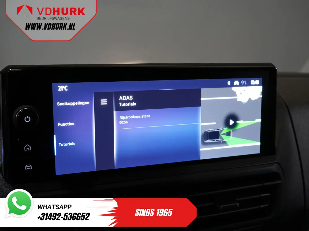 e-ProAce 230 km WLTP Adapt.Cruise/ Standkachel/ Stuurverw./ Carplay/ Airco/ Camera/ PDC