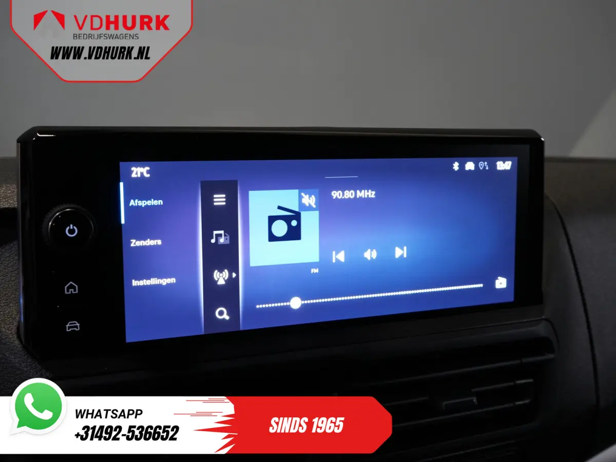 e-ProAce 230 km WLTP Adapt.Cruise/ Standkachel/ Stuurverw./ Carplay/ Airco/ Camera/ PDC