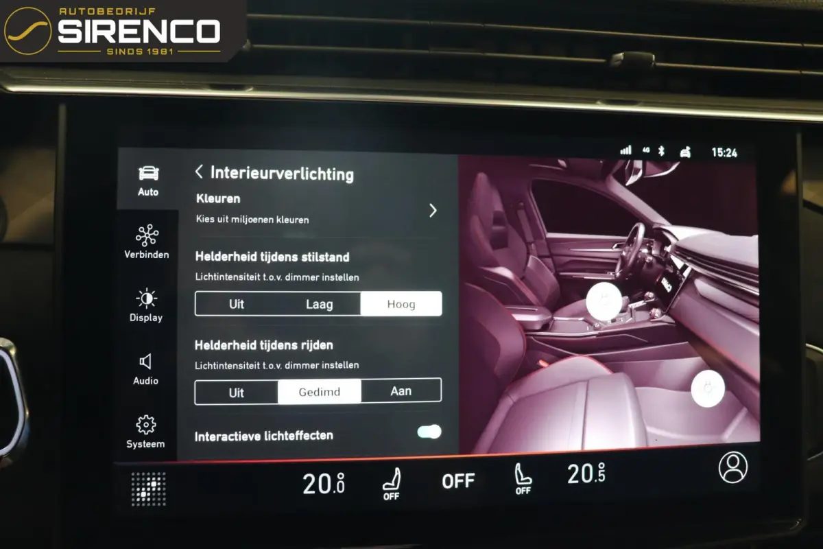 1.5| 360 camera met 3d view | panodak | stoelverwarming |Android auto & Apple carplay |dab | adaptive cruise control | sfeerverlichting |