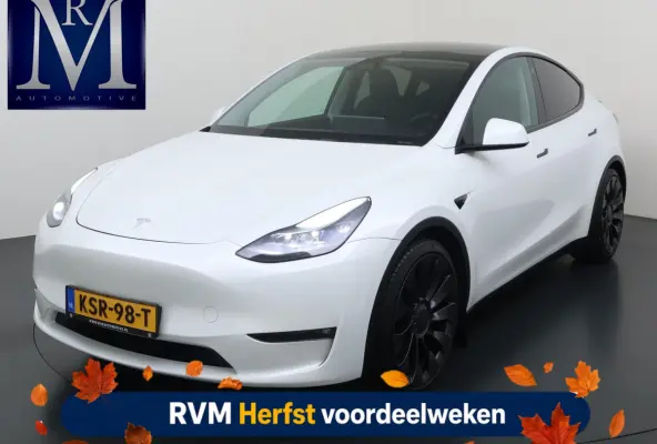 Performance AWD 75 kWh VAN:43.900,- VOOR:40.877,- UW HERFSTVOORDEEL:3.023,- SOH 94% | AFN. TREKHAAK | 21 INCH TURBINE VELGEN | TESLA GARANTIE T/M 01-2028 OF 80.000 KM | ACCU & AANDRIJFLIJN G