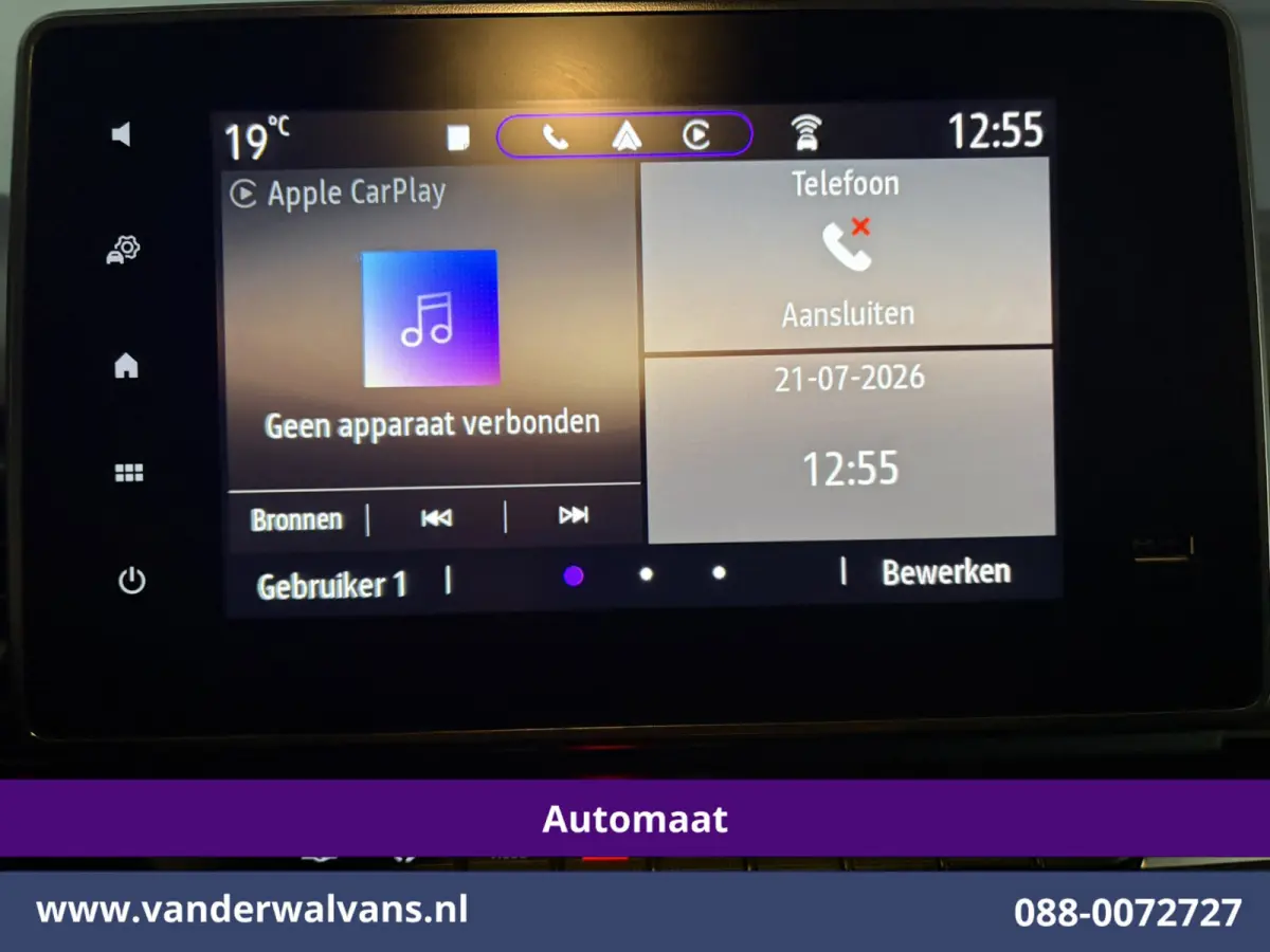 2.0 Blue dCi 150pk Automaat L2H1 Euro6 Airco | 2x zijdeur | LED | Apple Carplay Cruisecontrol, Parkeersensoren, Bijrijdersbank