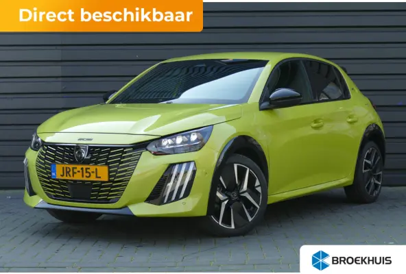 GT | Adaptieve cruise control met Stop&Go functie | Armsteunen op de voorportieren bekleed met kunstleder met groen sierstiksel (GT-Line) | Climate Control