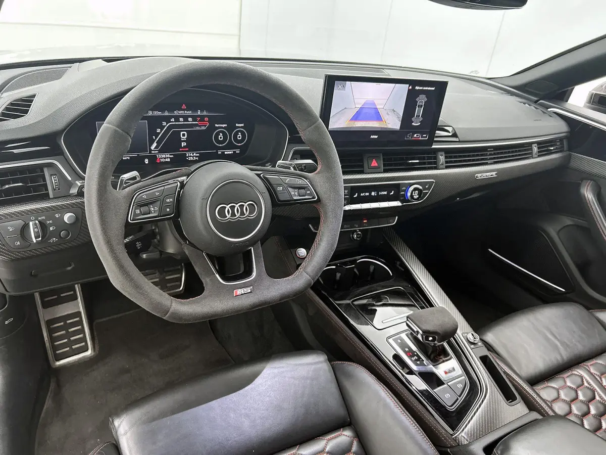 2.9 TFSI RS 5 quattro | RS DYNAMIC | CARBON | KERAMISCH | HEAD-UP | BANG & OLUFSEN | LEDER | ACHTERUITRIJCAMERA | STOELVERWARMING | MEMORY |