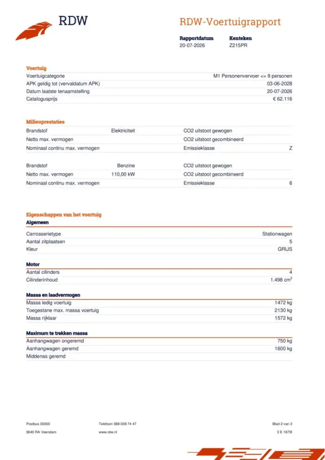 1.5 eTSI R-Line Business | Panodak, Trekhaak