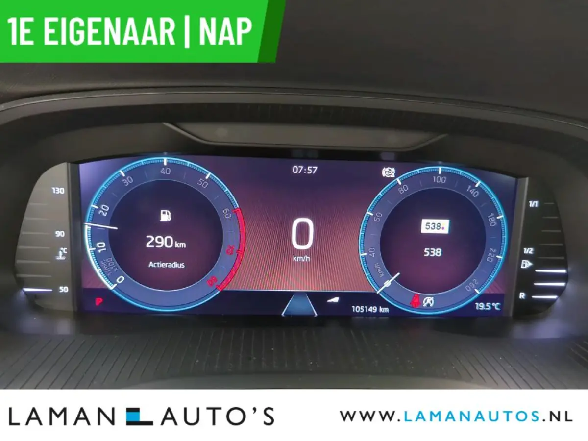 1.0 e-TSI DSG Sport Business Automaat | Trekhaak Virtual CarPlay ECC NAV Metallic Cruise 16" LMV | MHEV Voorschoten