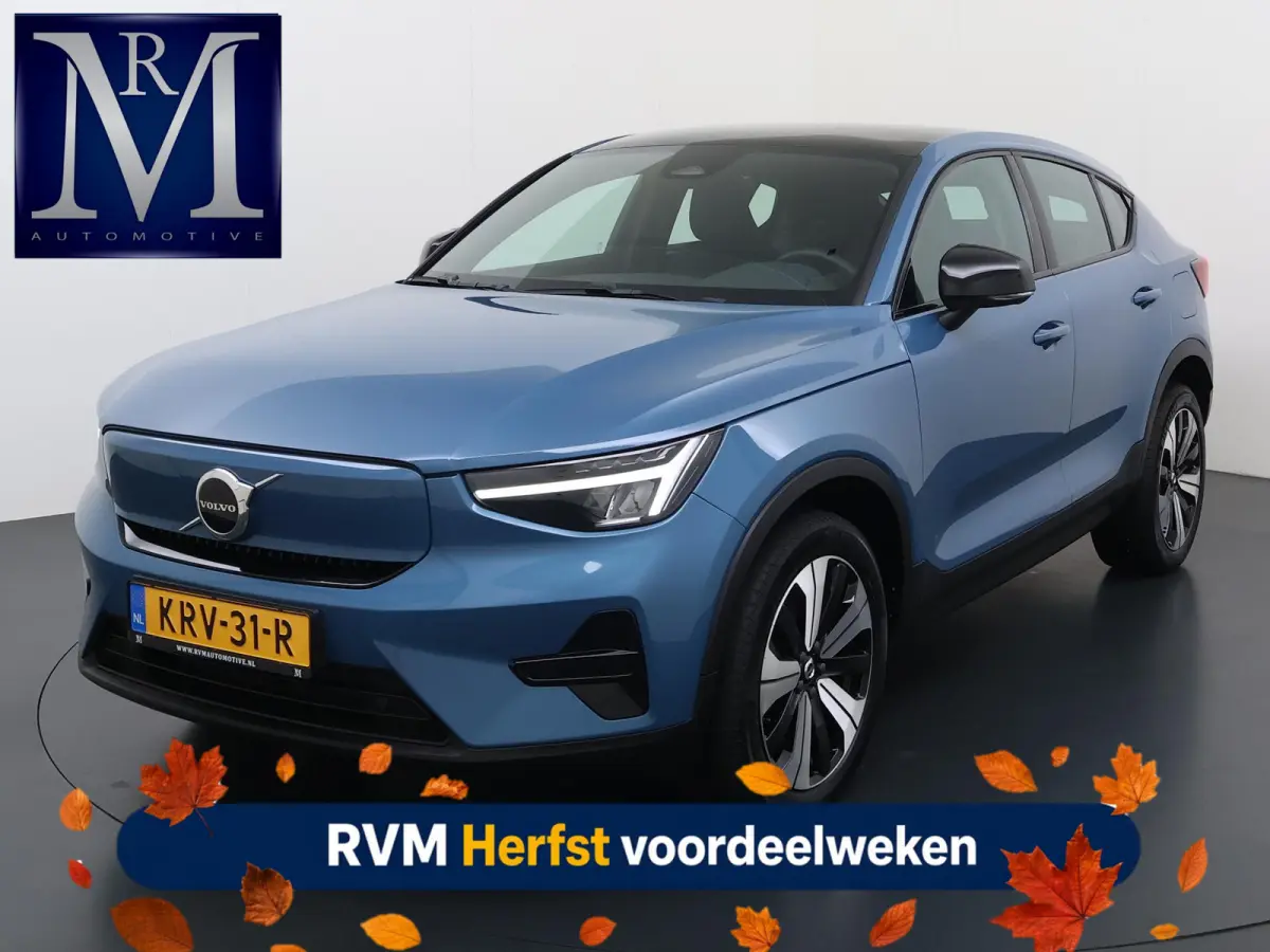 Recharge Core 70 kWh VAN:32.900,- VOOR:29.770,- UW HERFSTVOORDEEL:3.130,- SOH 95% | STOEL & STUUR VERWARMING | ACHTERUITRIJCAMERA | 12 MND BOVAG GARANTIE| PANO| VOLVO DEALER ONDERHOUDEN|