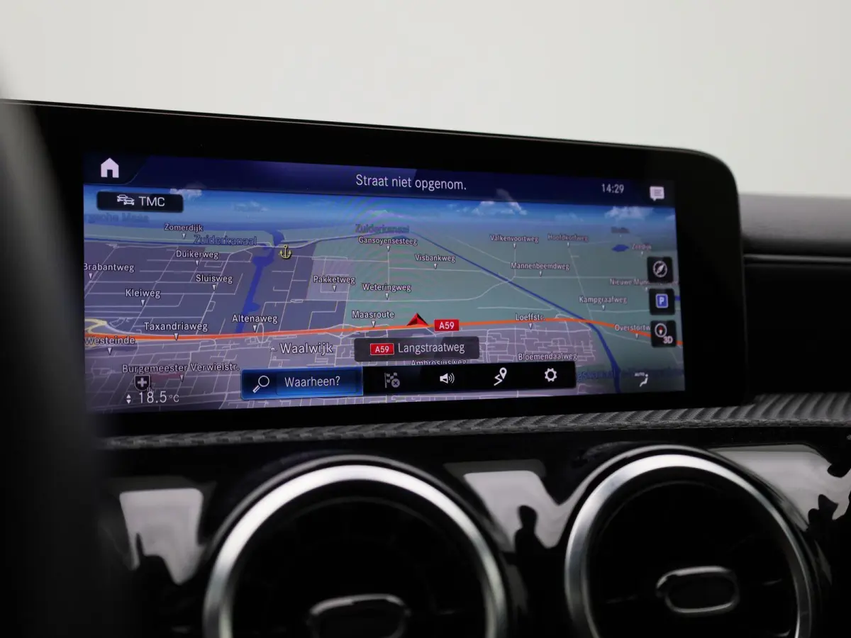 180 Business Solution | Automaat | Navigatie | Achteruitrijcamera | Stoelverwarming | Wide Screen Virtual Cockpit | Cruise Control | Climate Control | Parkeersensoren | Bluetooth | LED | Led