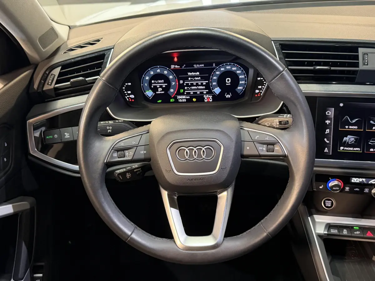 45 TFSI e S Edition 20"/Adaptieve cruise/Dodehoek/LED/Elektrische klep/Keyless/Stoelverwarming/PDC v+a/Apple Carplay & Android Auto