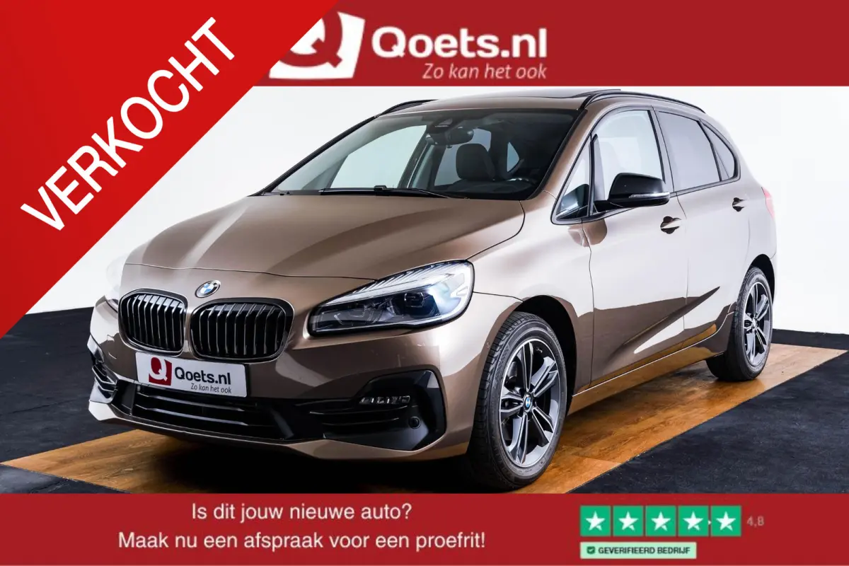 218i Executive Sport Line - Panormadak - Trekhaak - Elektrische achterklep - PDC voor/achter - Cruise Control - Active Guard - Sportstoelen - Verstelbare achterbank - Armsteun voor -