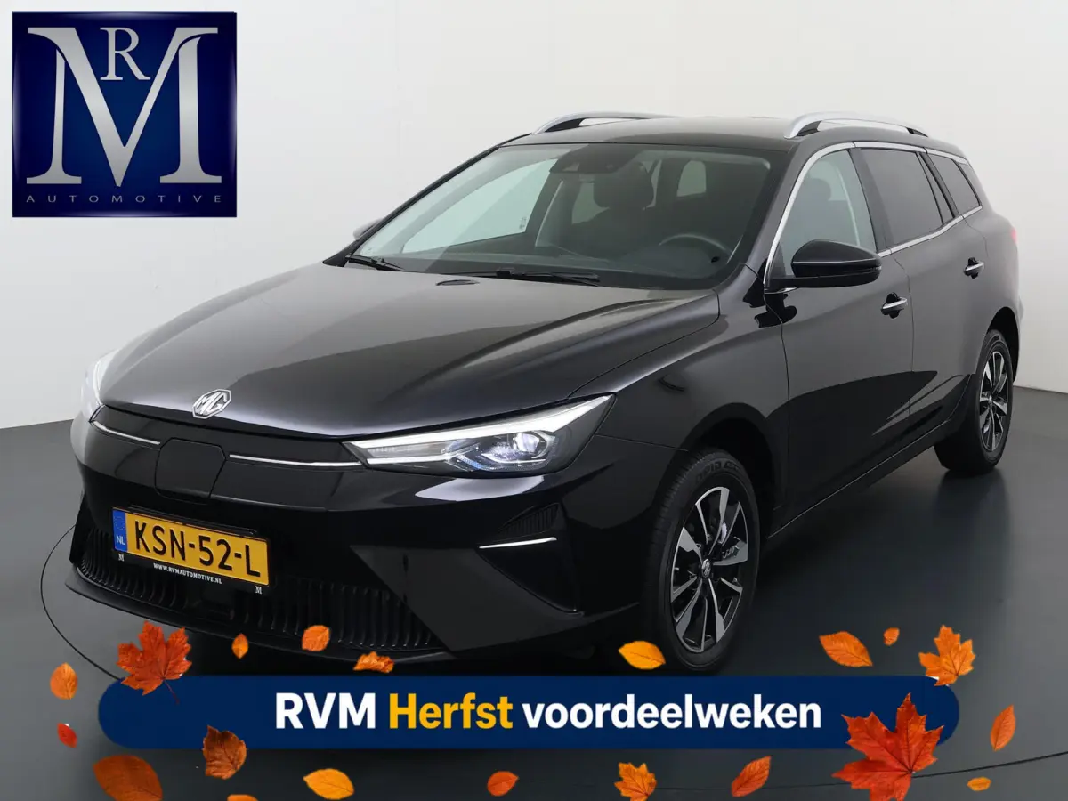 MG5 Electric Long Range Comfort 61 kWh VAN:24.900,- VOOR:21.877,- UW HERFSTVOORDEEL:3.023,- SOH 96% | ACHTERUITRIJCAMERA | ADAPTIVE CRUISE CONTROL | STOEL & STUURVERWARMING | MG DEALER ONDER