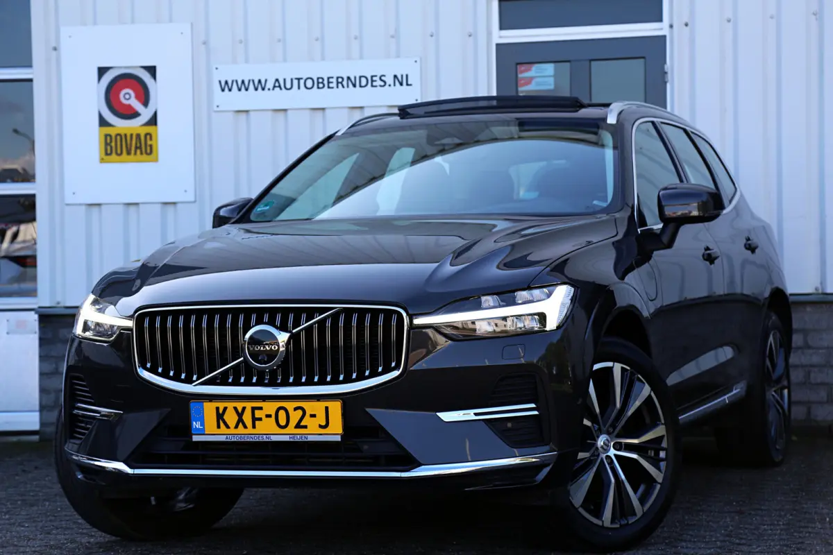 2.0 T6 Plug-in hybrid Long Range AWD Inscription*Perfect Volvo Onderh.*ACC/Pilot ass./Elek. Trekhaak/Sport Leder/Stoelverw./Stuurverw./Pano/H&K/360/DAB/Keyless Entry+Go/Apple Carplay-Android
