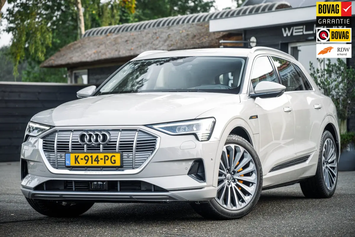 E-tron 55 quattro advanced Pro Line Plus 95 kWh Soh 95% I Siambiege I Luchtvering I Stoelkoeling & verwarming I B&O