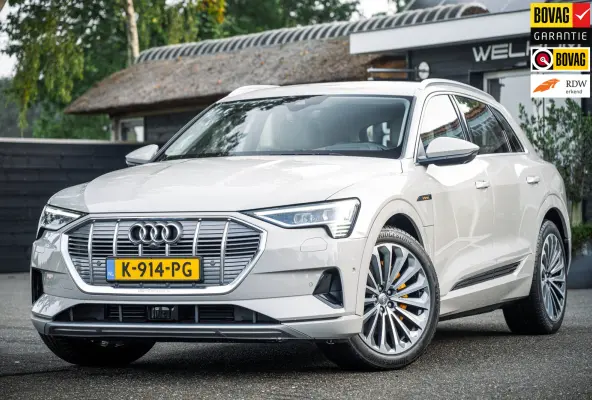 E-tron 55 quattro advanced Pro Line Plus 95 kWh Soh 95% I Siambiege I Luchtvering I Stoelkoeling & verwarming I B&O