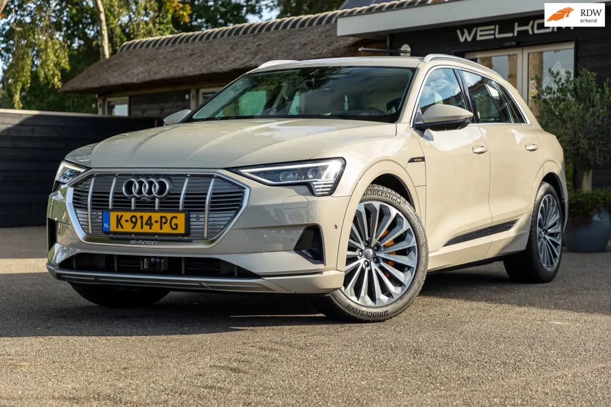 E-tron 55 quattro advanced Pro Line Plus 95 kWh Soh 95% I Siambiege I Luchtvering I Stoelkoeling & verwarming I B&O