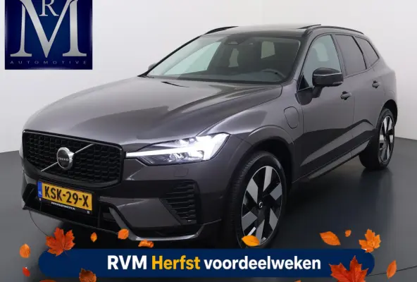Plug-In Hybrid AWD T6 Plus Dark Recharge VAN:52.900,- VOOR:49.877,- UW HERFSTVOORDEEL:3.023,- ADAPT. CRUISE CONTROL | STUUR & STOEL VERWARMING | PANORAMA DAK | 360 GRADEN CAMERA | ELEK. STOE