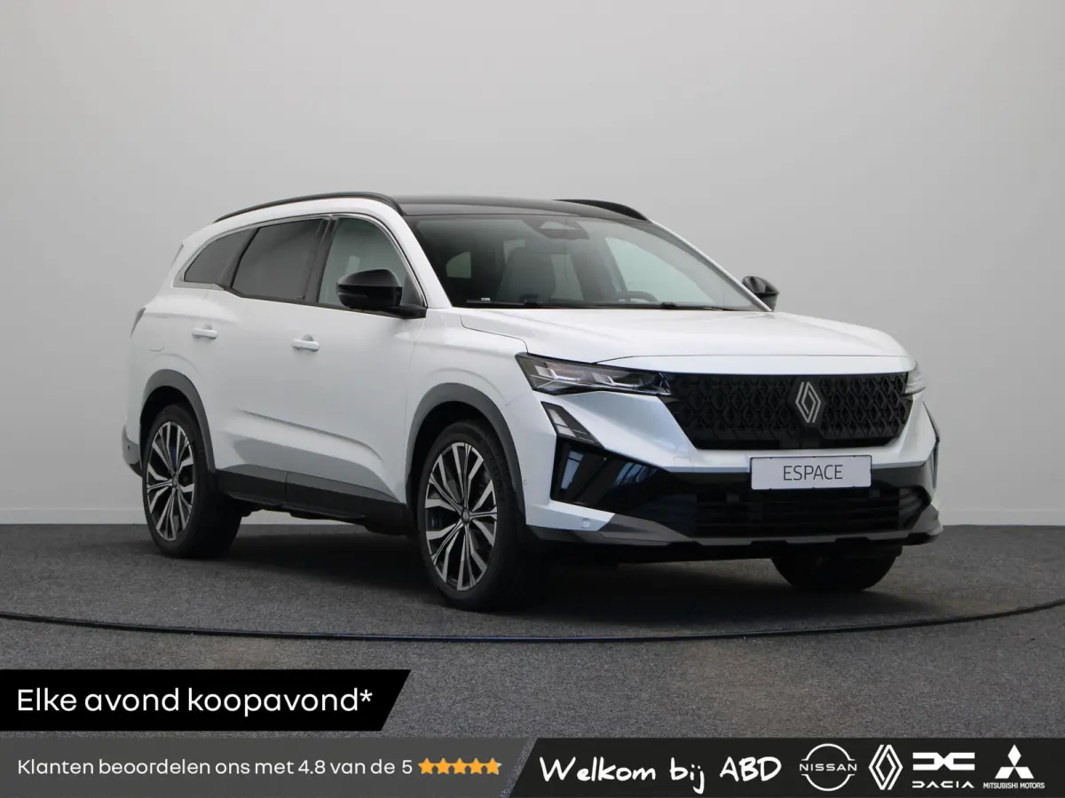E-Tech full hybrid 200 iconic 7p. | Vijf jaar garantie | Harman Kardon | Panoramisch dak | HUD | Voorruitverwarming |