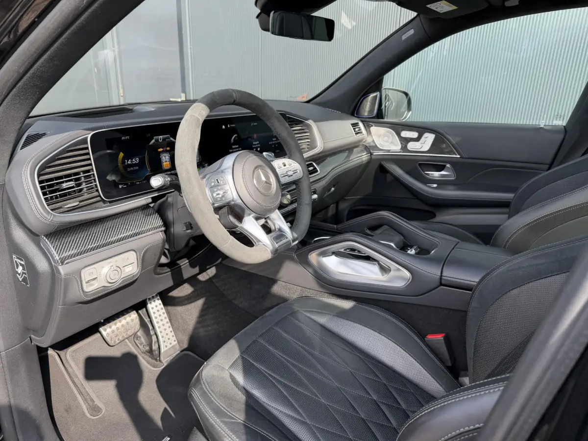 AMG 63 S 4MATIC+ Premium Plus 22''/Panoramadak/Burmester 3D/Leder + memory/Stoelmassage/Stoelkoeling/Head-up/Keyless/360 camera