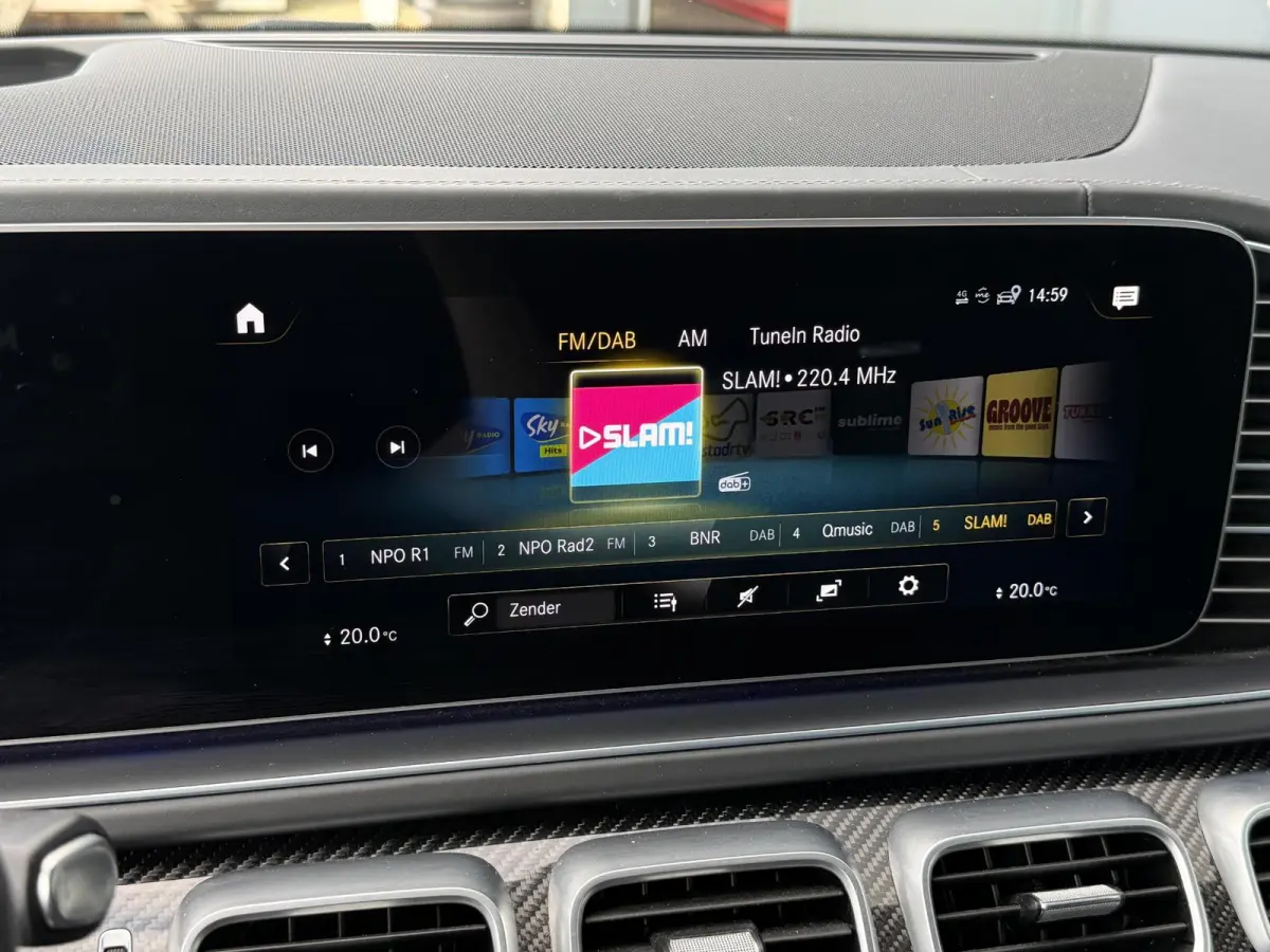 AMG 63 S 4MATIC+ Premium Plus 22''/Panoramadak/Burmester 3D/Leder + memory/Stoelmassage/Stoelkoeling/Head-up/Keyless/360 camera