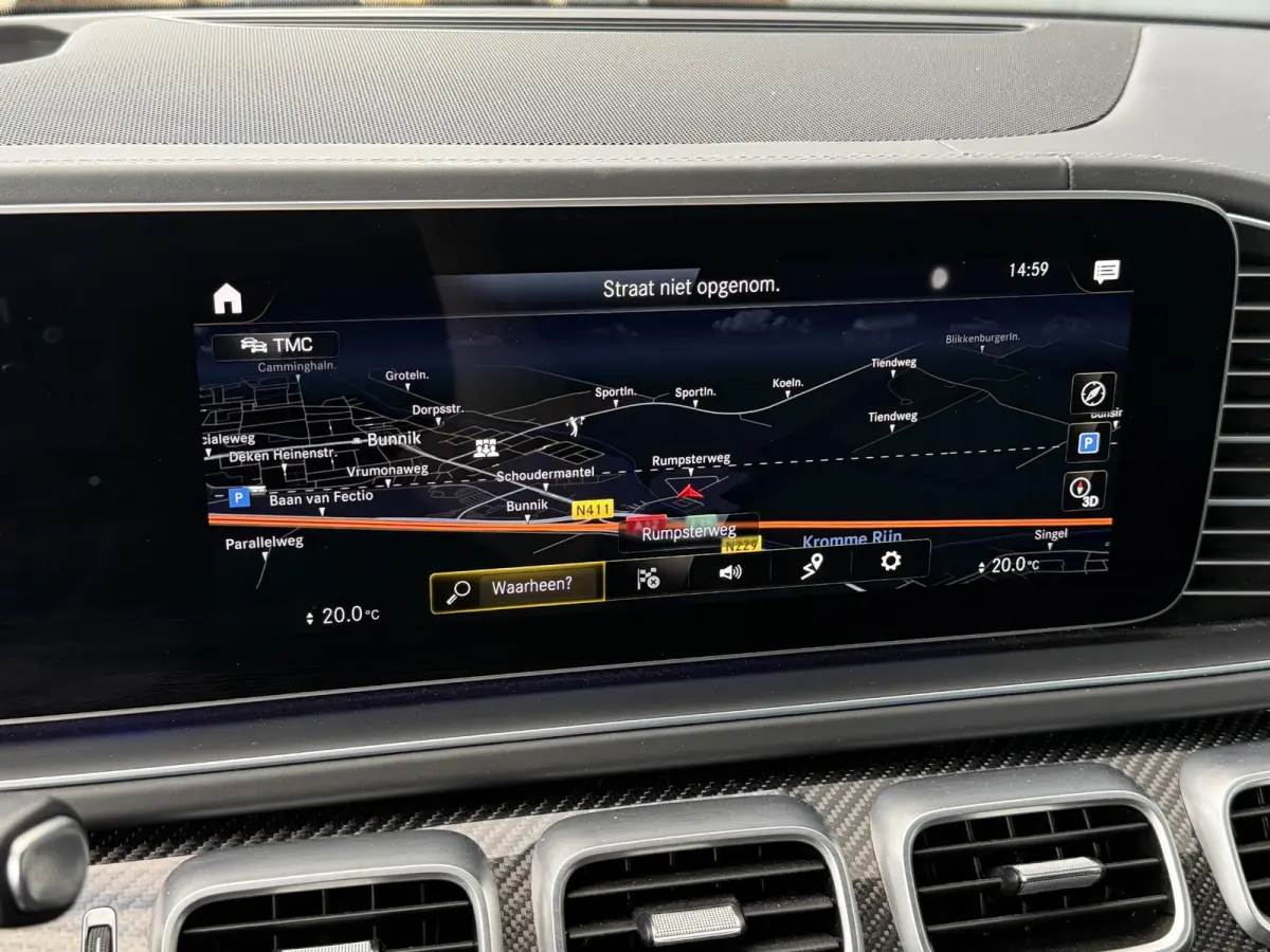 AMG 63 S 4MATIC+ Premium Plus 22''/Panoramadak/Burmester 3D/Leder + memory/Stoelmassage/Stoelkoeling/Head-up/Keyless/360 camera