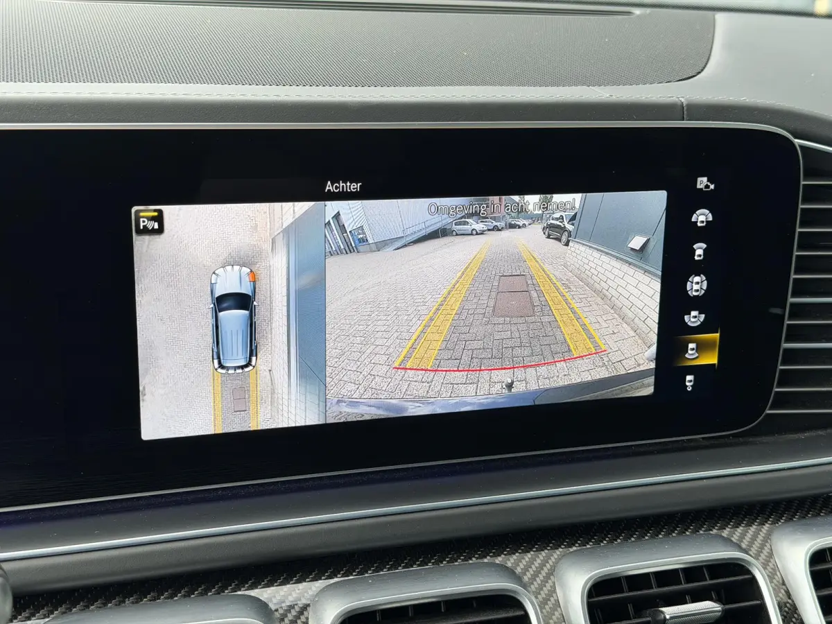 AMG 63 S 4MATIC+ Premium Plus 22''/Panoramadak/Burmester 3D/Leder + memory/Stoelmassage/Stoelkoeling/Head-up/Keyless/360 camera