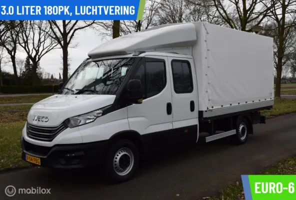35S18D 3.0 180pk |Open Laadbak met huif | Dubbele Cabine | wb410 DC