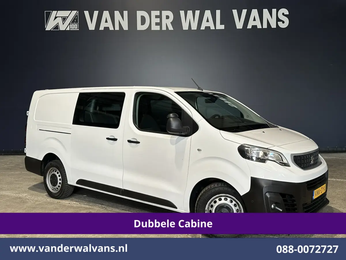 2.0 BlueHDI 123pk L3H1 Dubbele Cabine Euro6 Airco | 5-Zits | Camera | Navigatie | Apple Carplay Android Auto, Cruisecontrol, 2500kg Trekhaak, Parkeersensoren