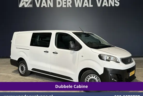 2.0 BlueHDI 123pk L3H1 Dubbele Cabine Euro6 Airco | 5-Zits | Camera | Navigatie | Apple Carplay Android Auto, Cruisecontrol, 2500kg Trekhaak, Parkeersensoren