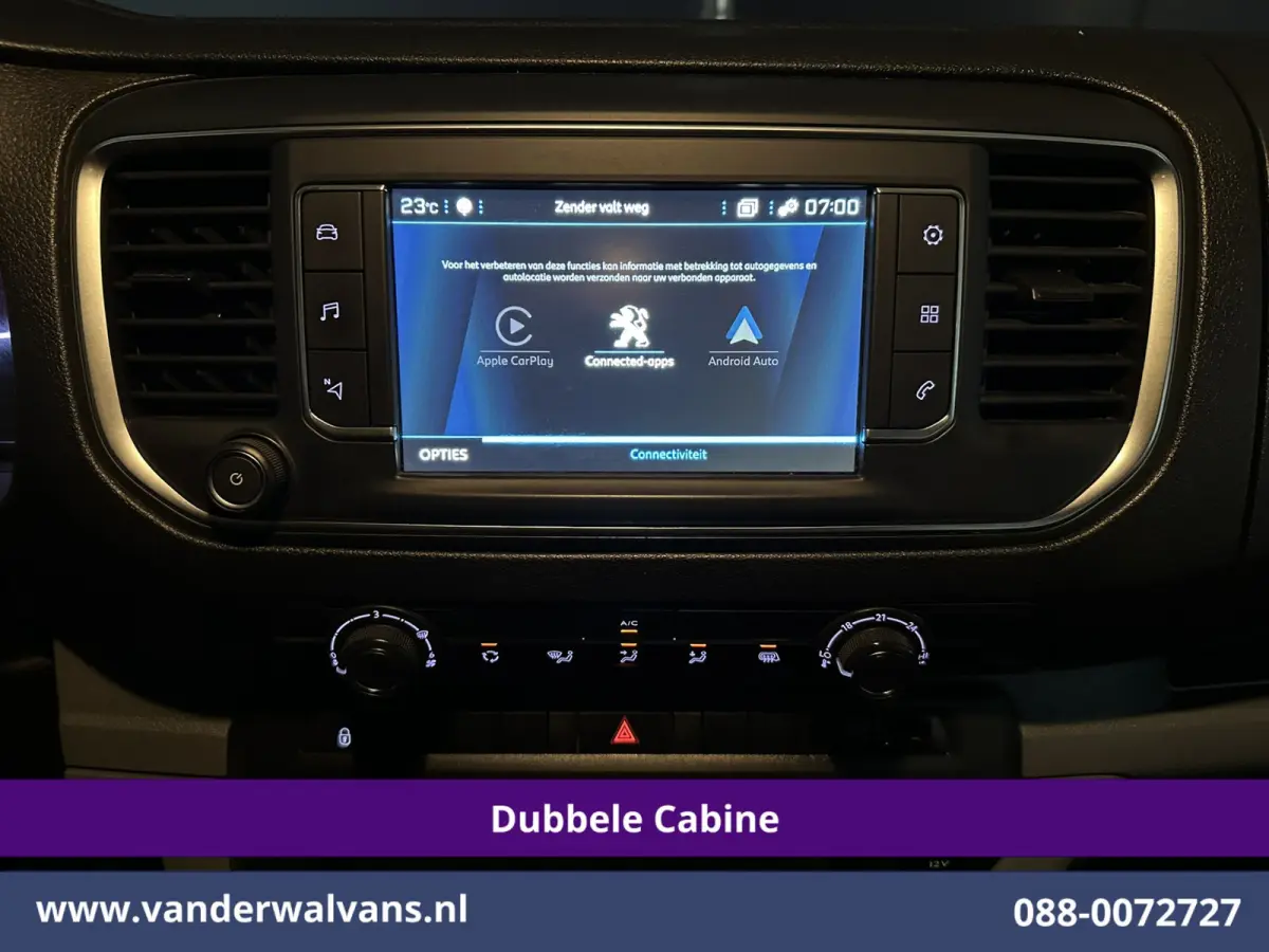 2.0 BlueHDI 123pk L3H1 Dubbele Cabine Euro6 Airco | 5-Zits | Camera | Navigatie | Apple Carplay Android Auto, Cruisecontrol, 2500kg Trekhaak, Parkeersensoren