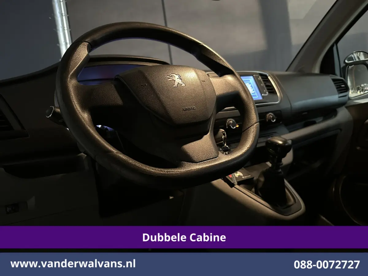 2.0 BlueHDI 123pk L3H1 Dubbele Cabine Euro6 Airco | 5-Zits | Camera | Navigatie | Apple Carplay Android Auto, Cruisecontrol, 2500kg Trekhaak, Parkeersensoren