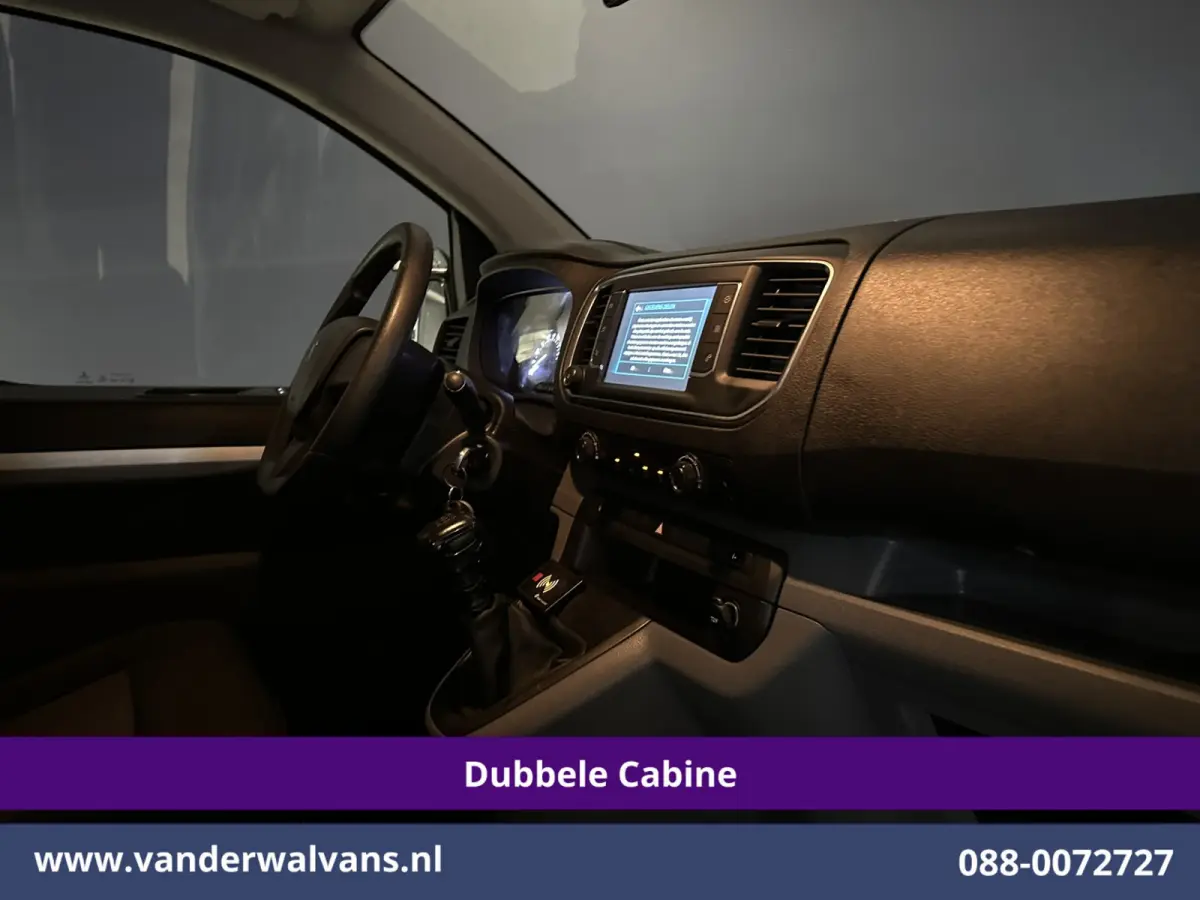 2.0 BlueHDI 123pk L3H1 Dubbele Cabine Euro6 Airco | 5-Zits | Camera | Navigatie | Apple Carplay Android Auto, Cruisecontrol, 2500kg Trekhaak, Parkeersensoren